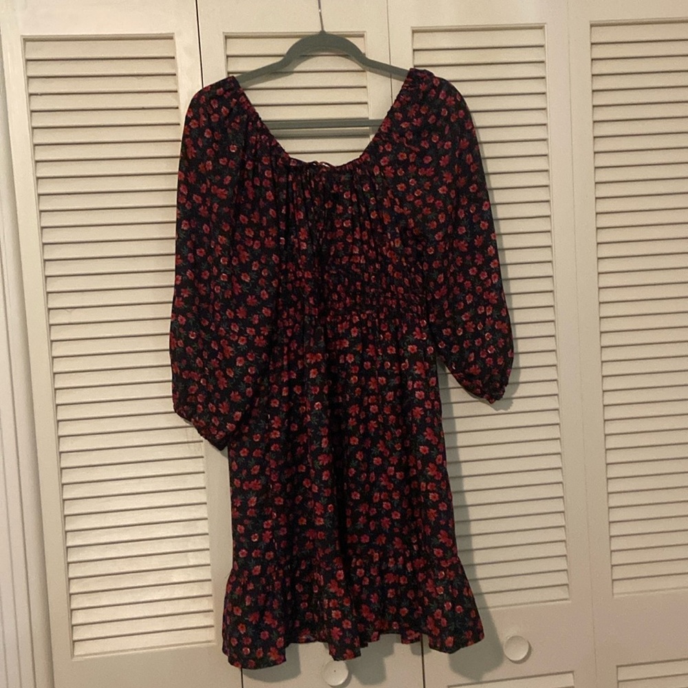 Floral print dress